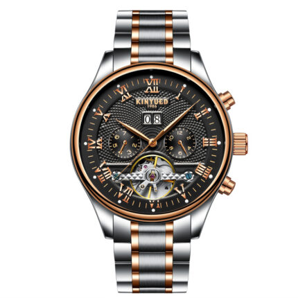 KINYUED Tourbillon Hollow Mechanical Watch